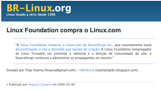 Print do conteúdo do link incluído no texto do post acima.