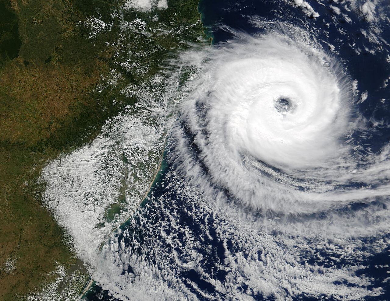 Foto de satélite do Catarina