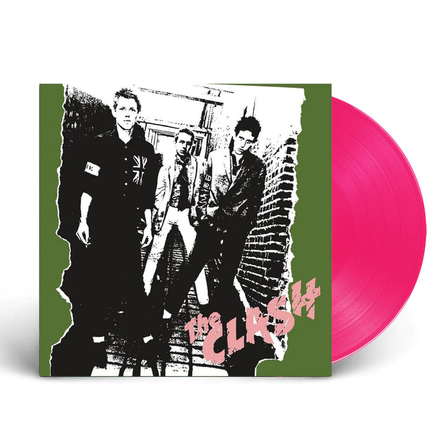 Edição moderna e colorida (em rosa!) do LP 'The Clash', de 1977