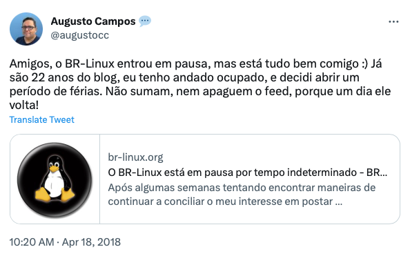 Print do conteúdo do link incluído no texto do post acima.