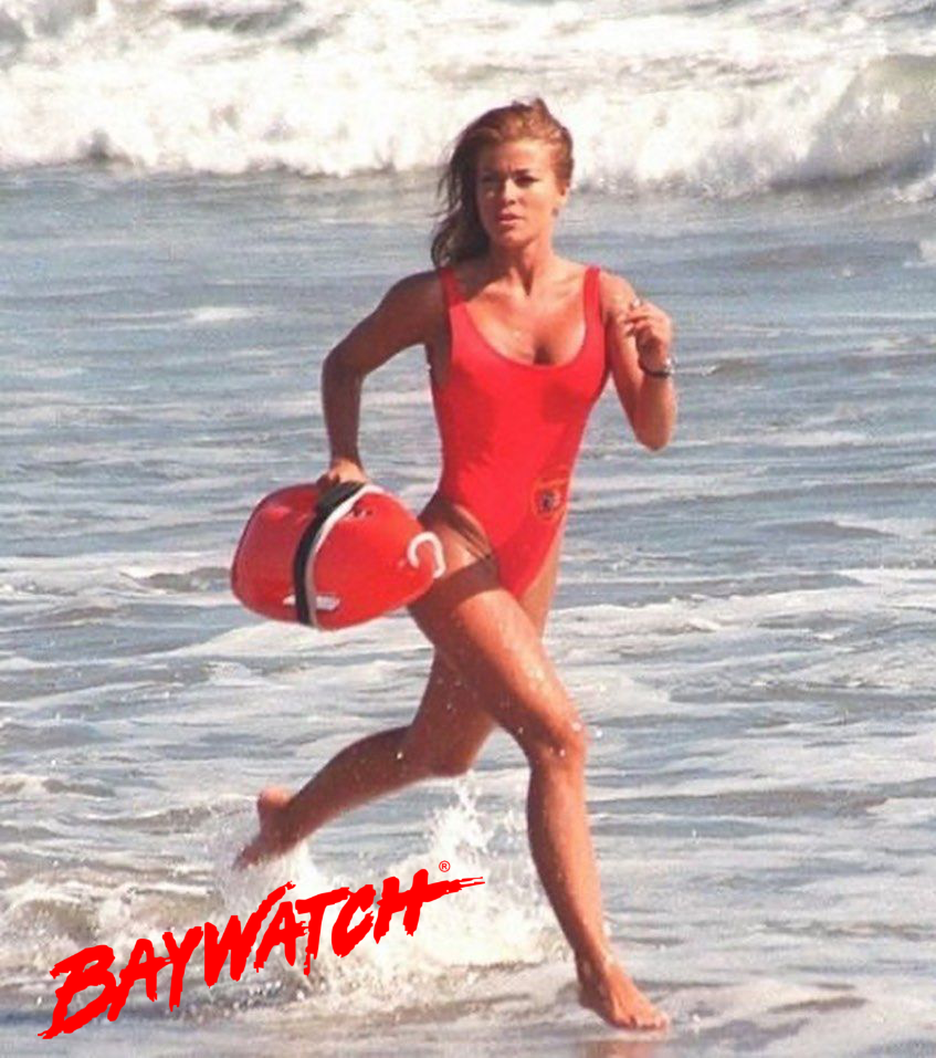 Carmen Electra caracterizada como Lani em Baywatch
