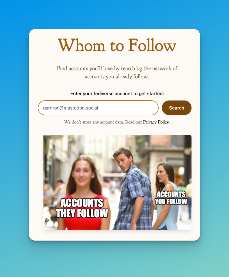 print do whomtofollow