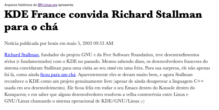 Print do conteúdo do link incluído no texto do post acima.