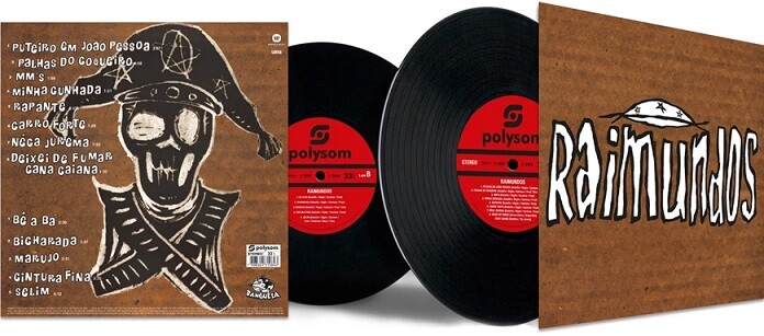 LP de estreia dos Raimundos, em frente e verso