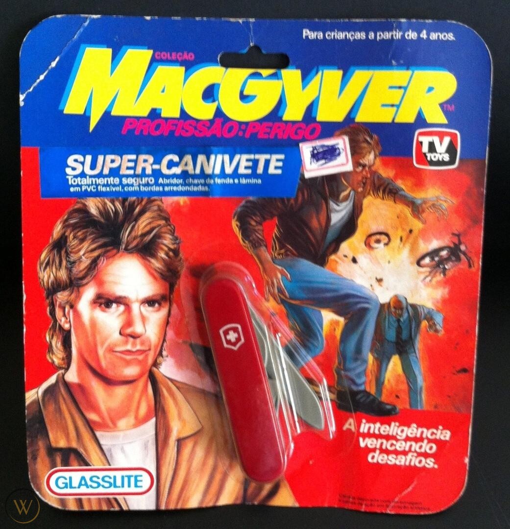 Brinquedo “Super-Canivete MacGyver