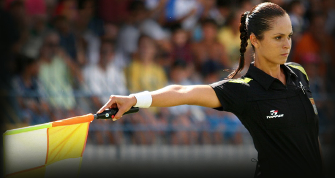 Ana Paula Oliveira em campo