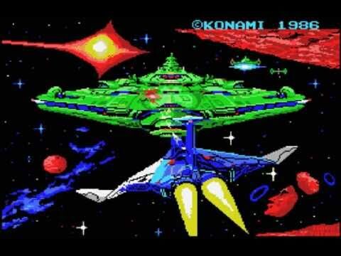Tela de abertura do Nemesis para MSX
