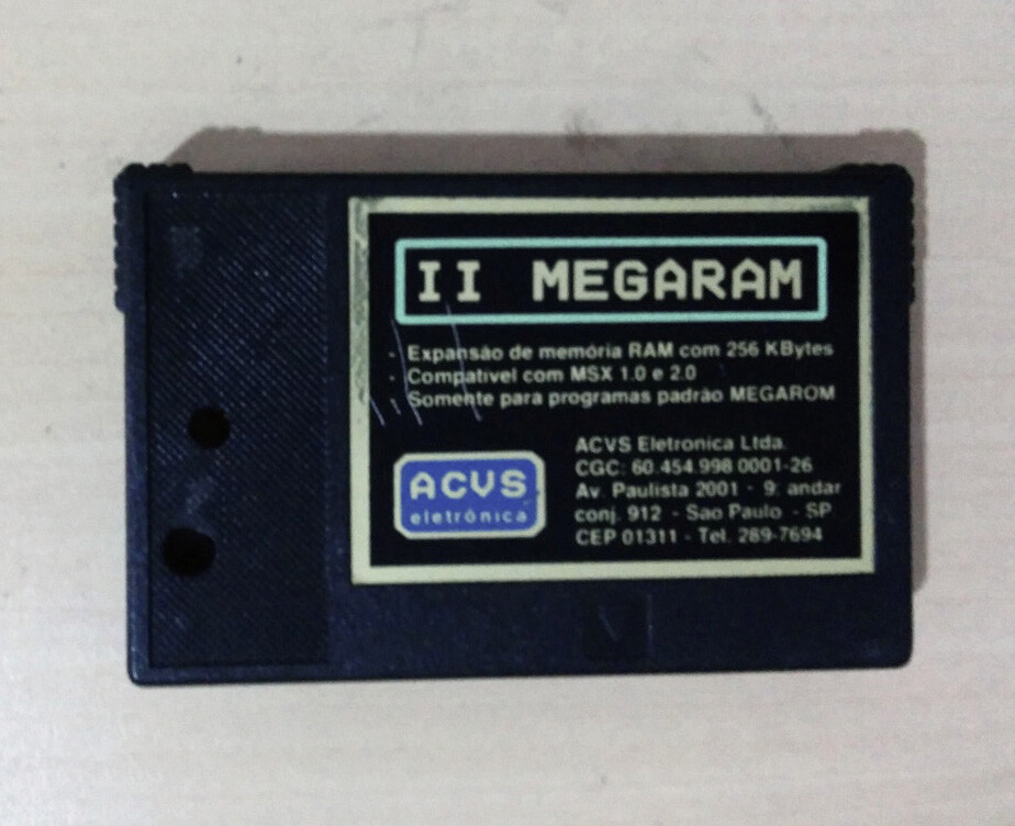 Cartucho II Megaram da ACVS, de Ademir Carchano