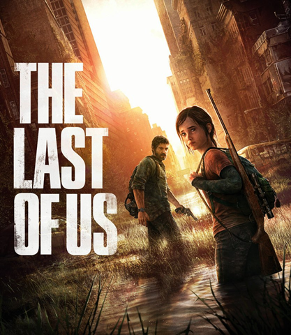 Banner de The Last of Us, com os 2 personagens centrais