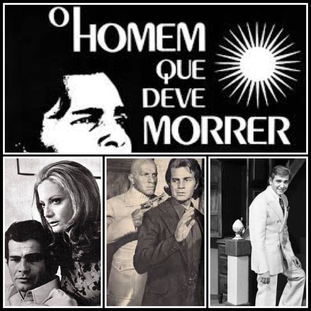 Colagem com vinheta e cenas da novela mutilada pela censura