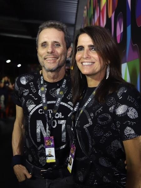 Tony Bellotto e a esposa, Malu Mader