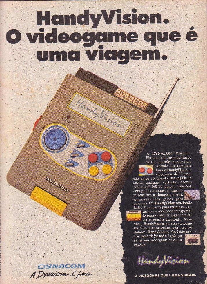 Anúncio do Handyvision em revista