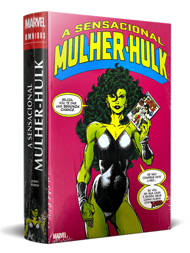 Capa de coletânea da passagem de Byrne pela revista da Mulher Hulk