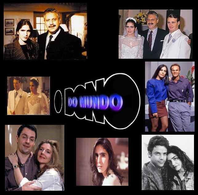 Personagens, cenas e vinheta de O Dono do Mundo