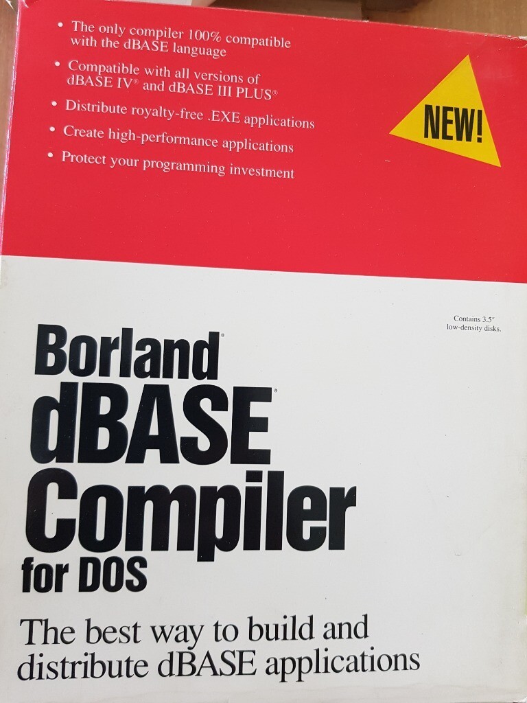 Caixa do Borland dBASE Compiler