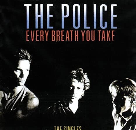 Capa da coletânea de singles do The Police, cujo título tamém é Every Breath You Take<br>