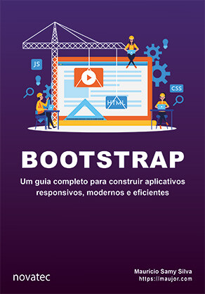 Capa do livro sobre Bootstrap
