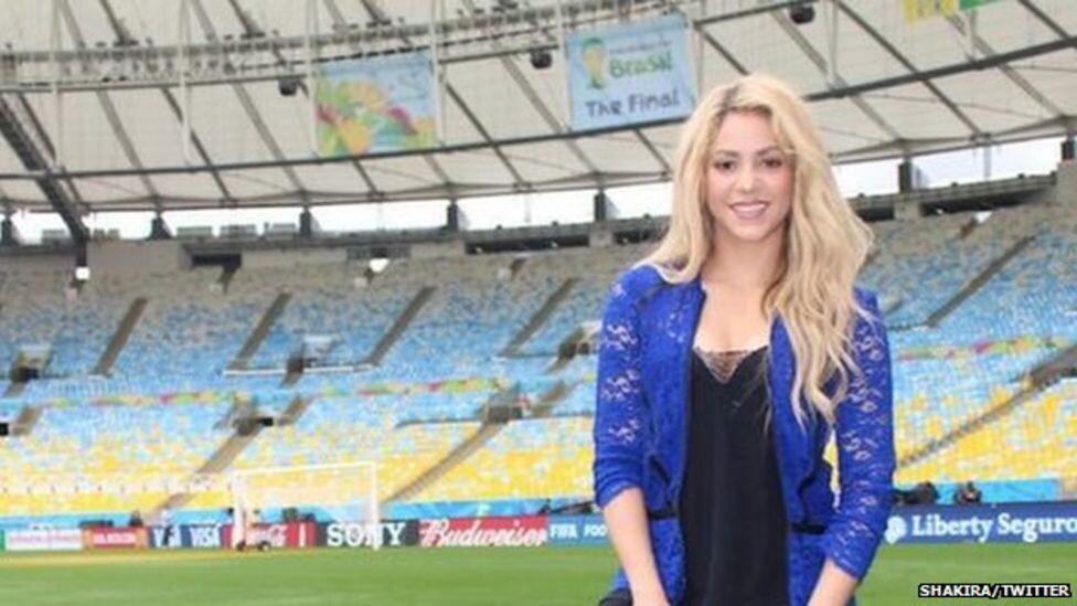 Shakira no Maracanã, na foto recordista