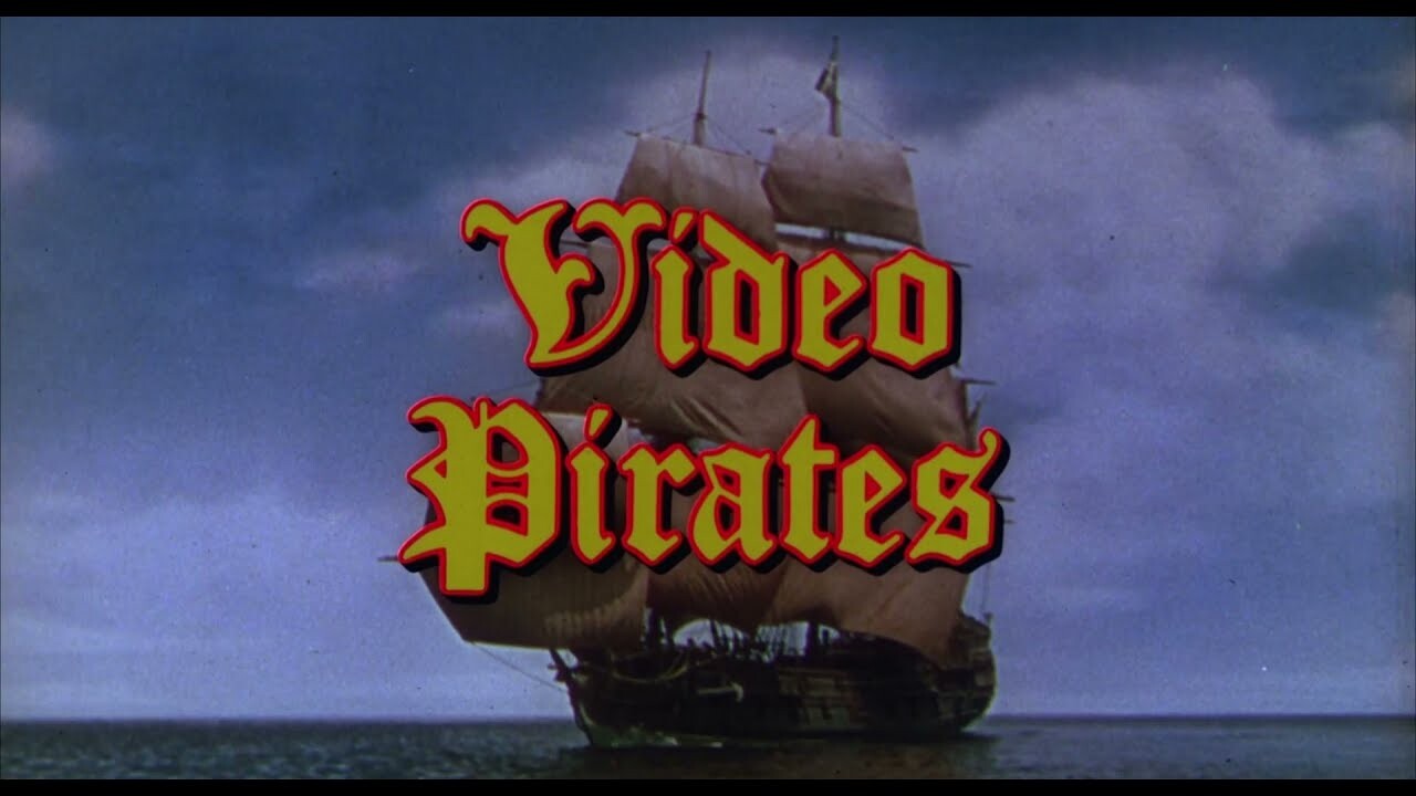 Abertura do esquete “Video Pirates“ do filme Amazon Women on the Moon