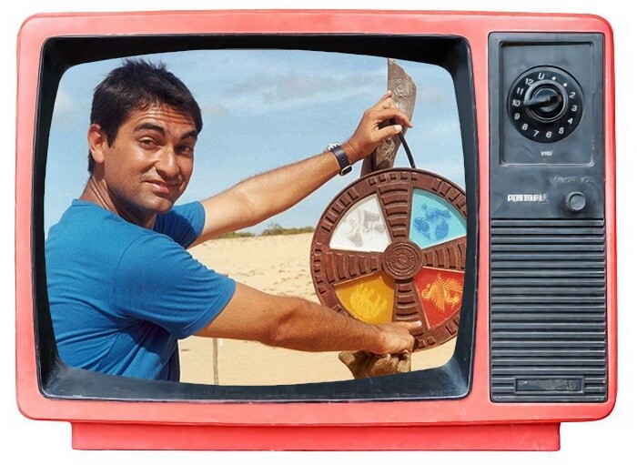 Zeca Camargo em cena no 1º No Limite