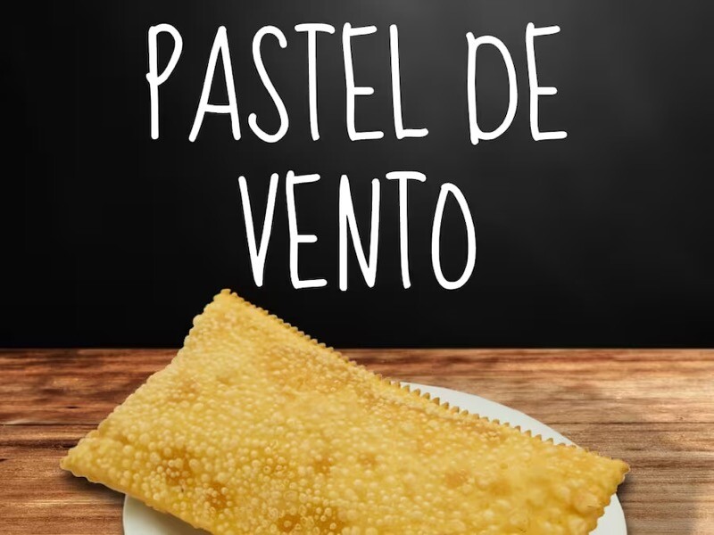 Banner de um pastel de vento