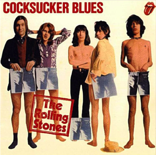 Uma capa criada para o single, com a nudez de 4 dos integrantes (exceto Charlie Watts, que estava de calça preta) coberta por recortes de calças jeans.