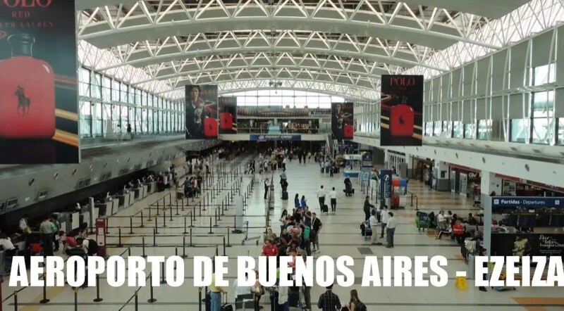 O aeroporto da capital da Argentina