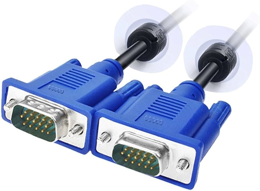 Conectores típicos da família VGA 