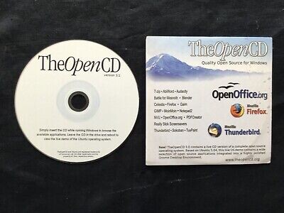 Um exemplar do TheOpenCD