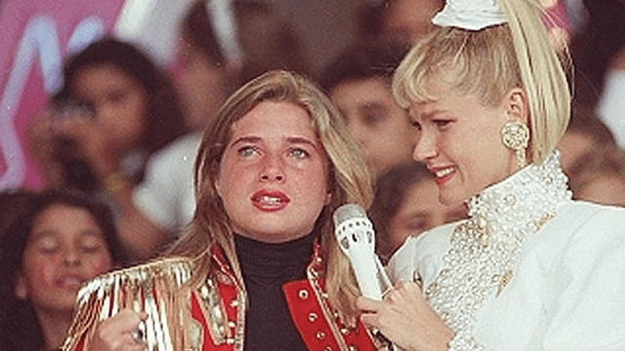 Letícia Spiller e Xuxa caracterizadas em cena