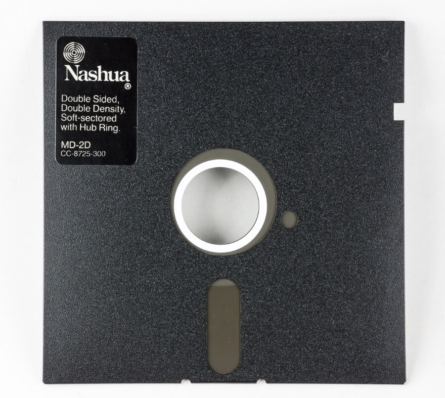 Disquete de 5¼ da Nashua