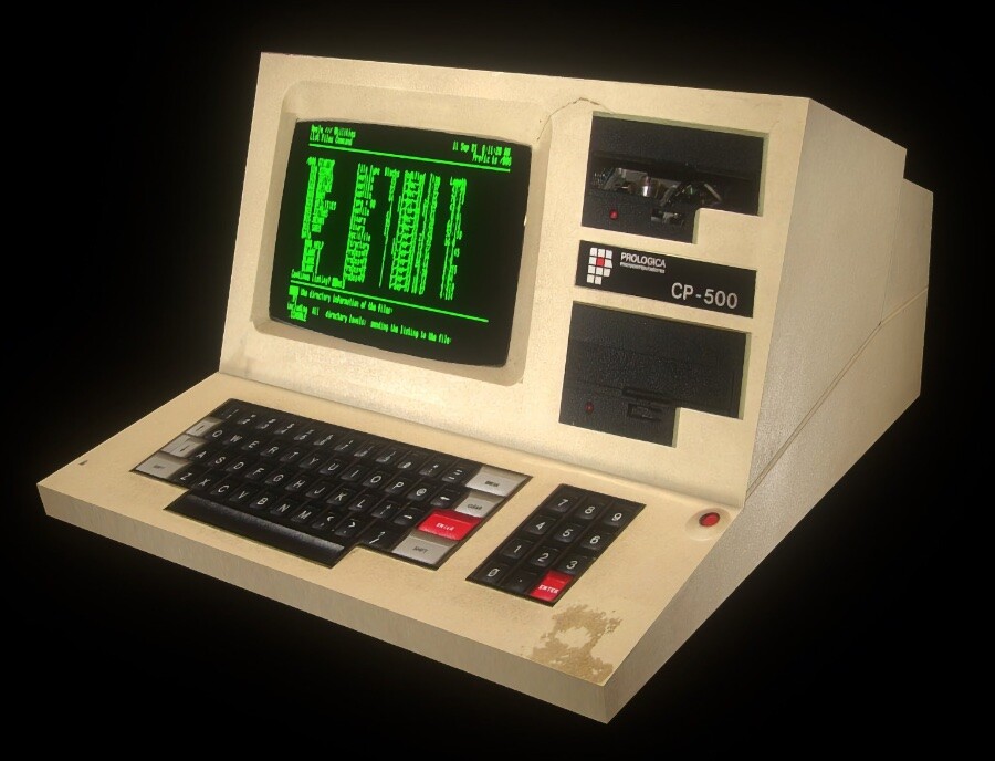 Um CP 500 em mau estado de conservação