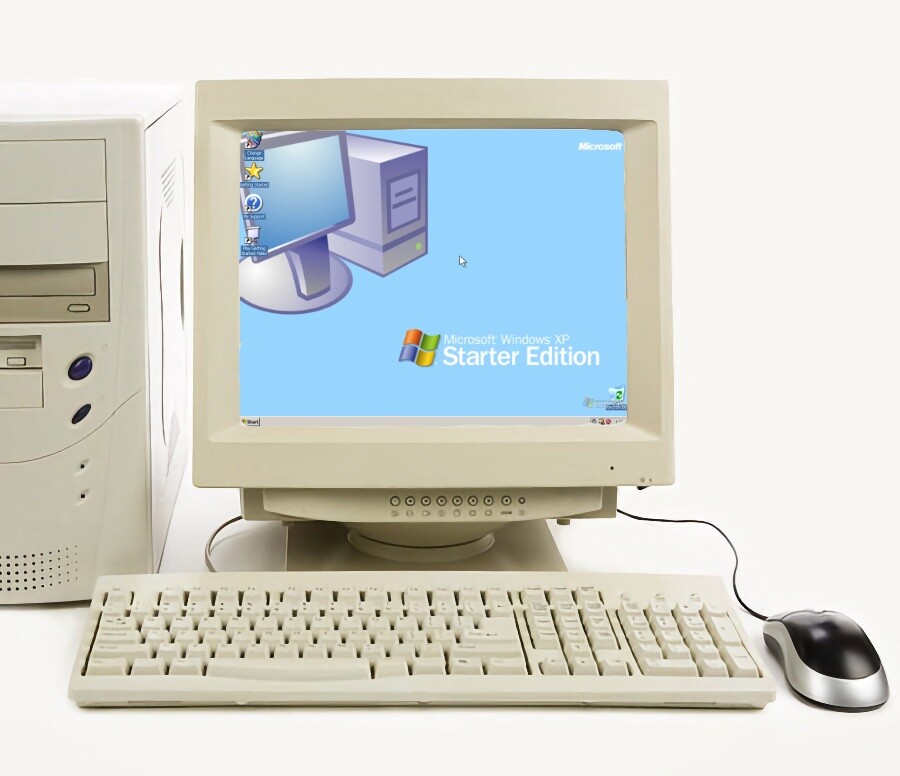 Tela do Windows XP Starter Edition