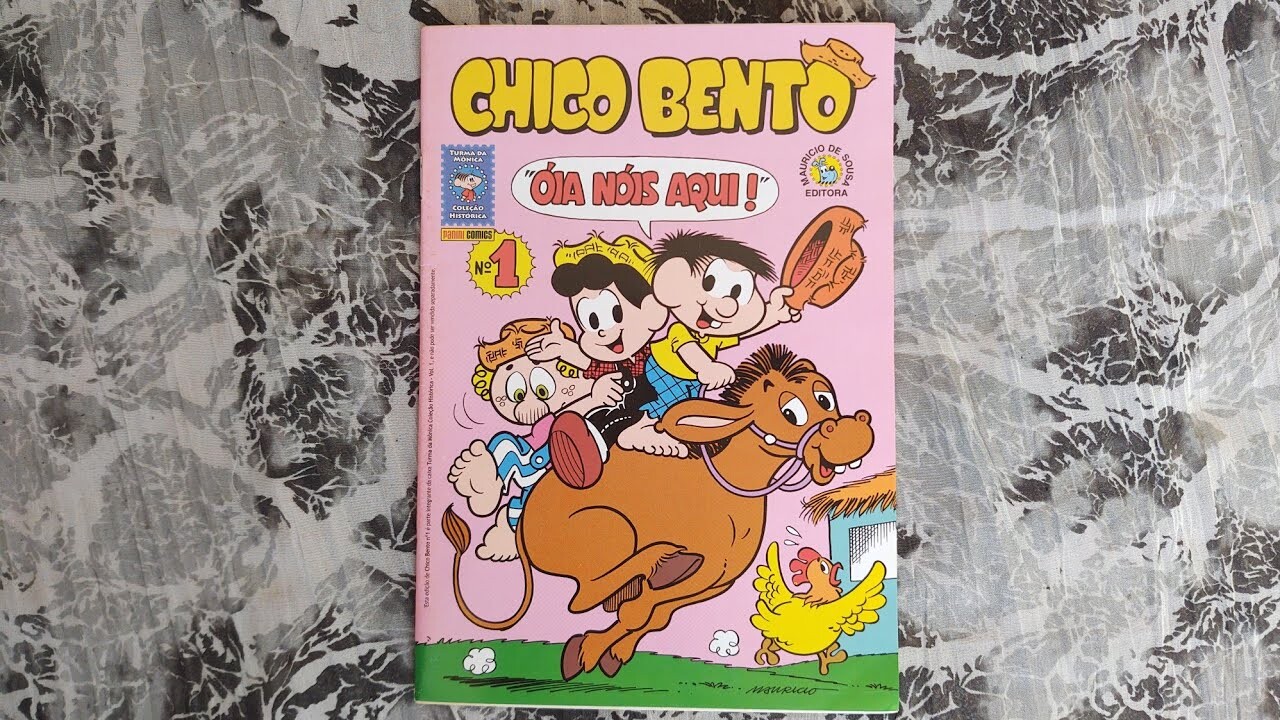 Capa da reedição, pela Panini, de Chico Bento n. 1
