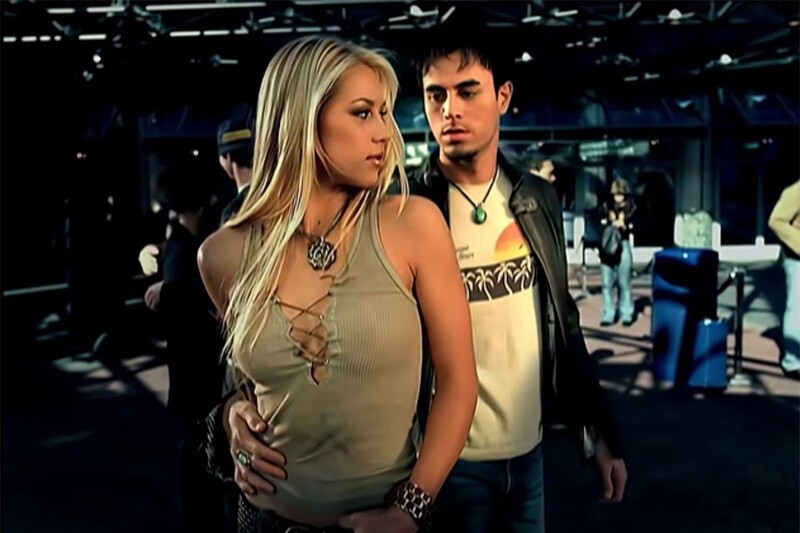 Enrique Iglesias e a tenista Anna Kournikova
