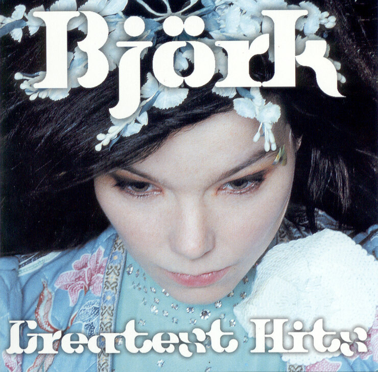 Capa da versão espanhola de Greatest Hits, da Björk