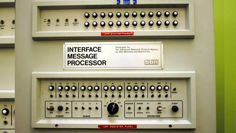O IMP, primeiro switch da Arpanet, futura Internet