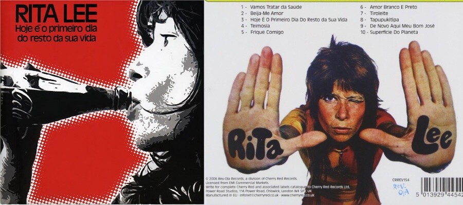 Capa e contracapa de edição internacional em CD, lançada em 2006
