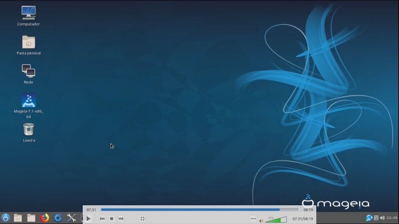 Desktop do Mageia 7.2, anos depois