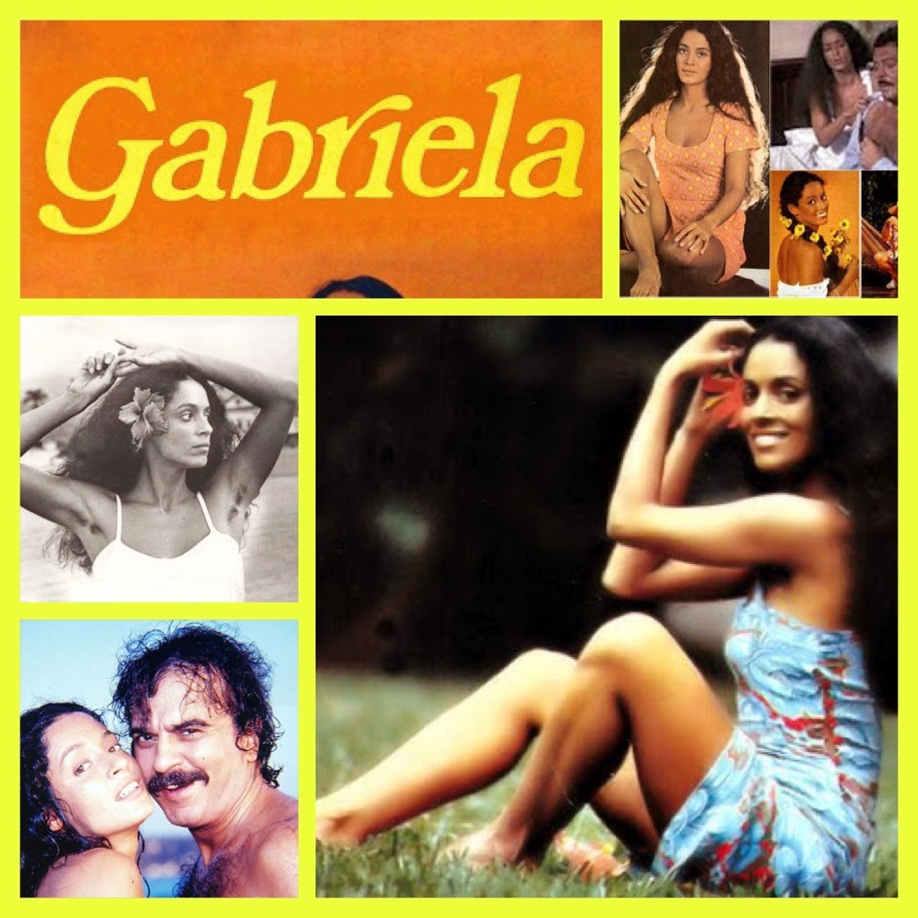 Montagem de cenas da novela Gabriela (1975)