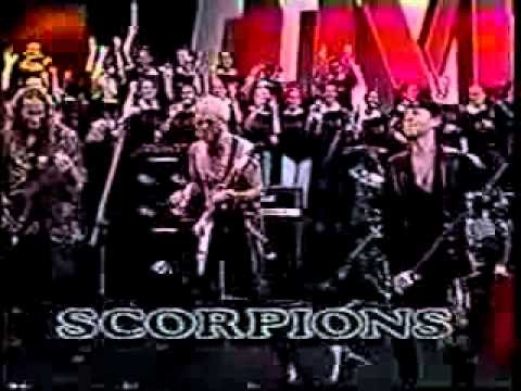 A banda Scorpions no Programa Livre