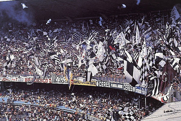 A torcida do Corinthians no Maracanã