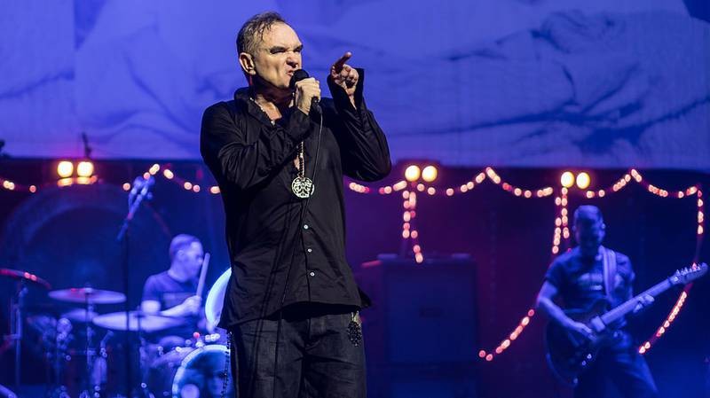 Morrissey dá chilique no palco em 2018