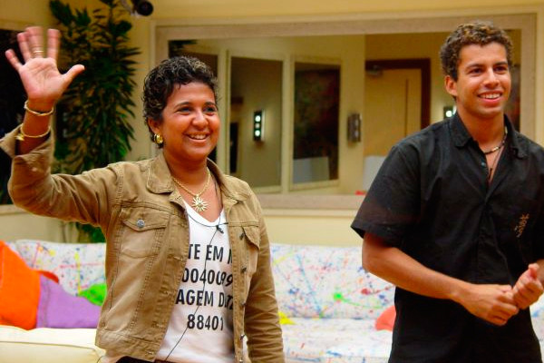 Cida e Thiago, finalistas do BBB 4