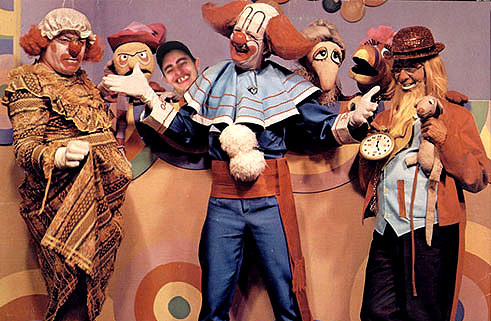 Elenco clássico do Programa do Bozo no SBT