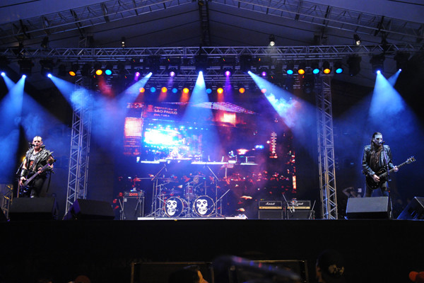 Misfits no palco da Virada Cultural em São Paulo