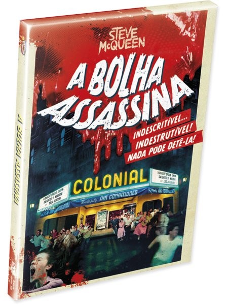 Capa do filme A Bolha Assassina, com Steve McQueen