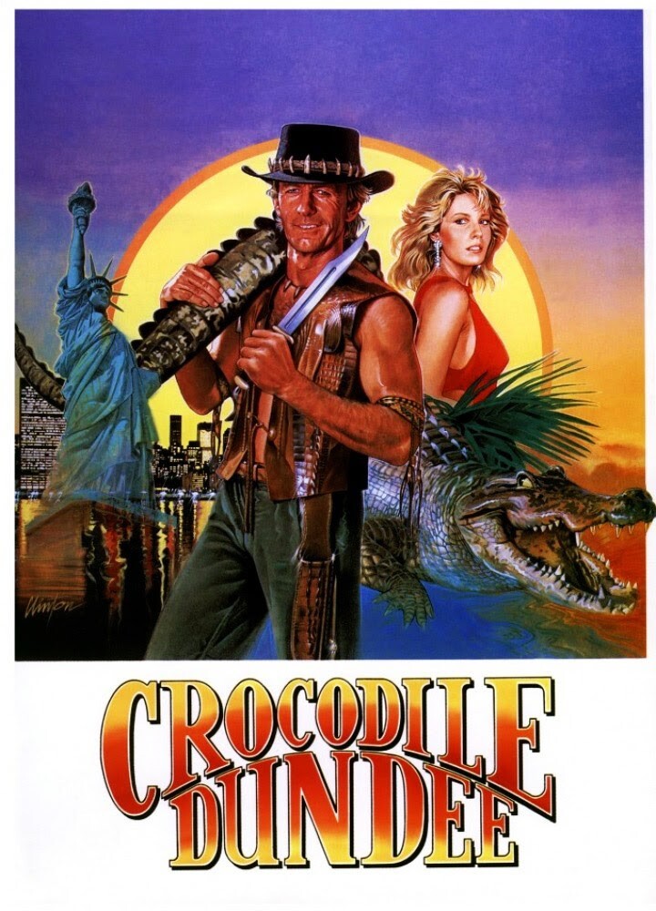 Cartaz do filme Crocodilo Dundee