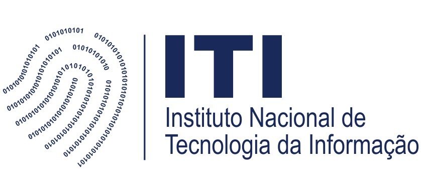 Logo do ITI (Instituto Nacional de Tecnologia da Informação), em forma de uma impressão digital