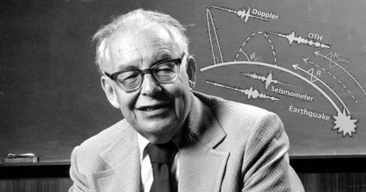 Foto em preto e branco de Charles Francis Richter